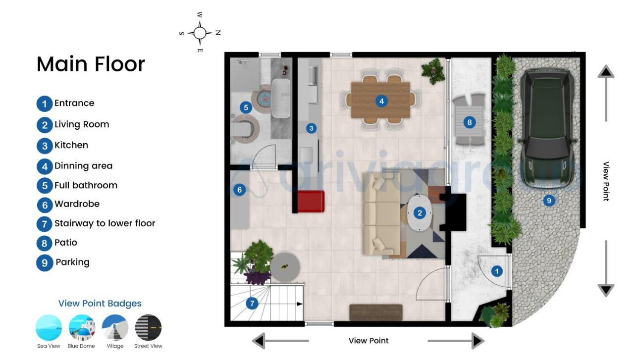 Centro Houses Фира Екстериор снимка